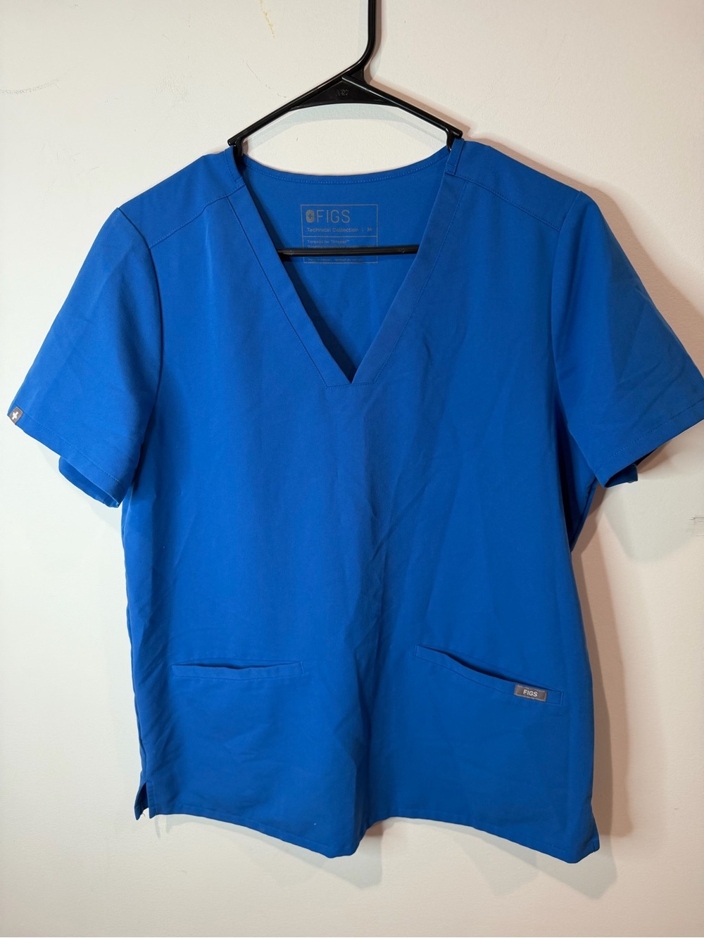FIGS Women’s Royal Blue V-Neck Scrub Top